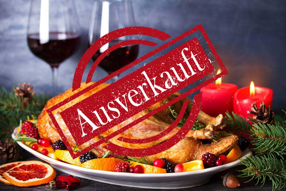 Gänse Buffet im Köpenick ist ausverkauft!